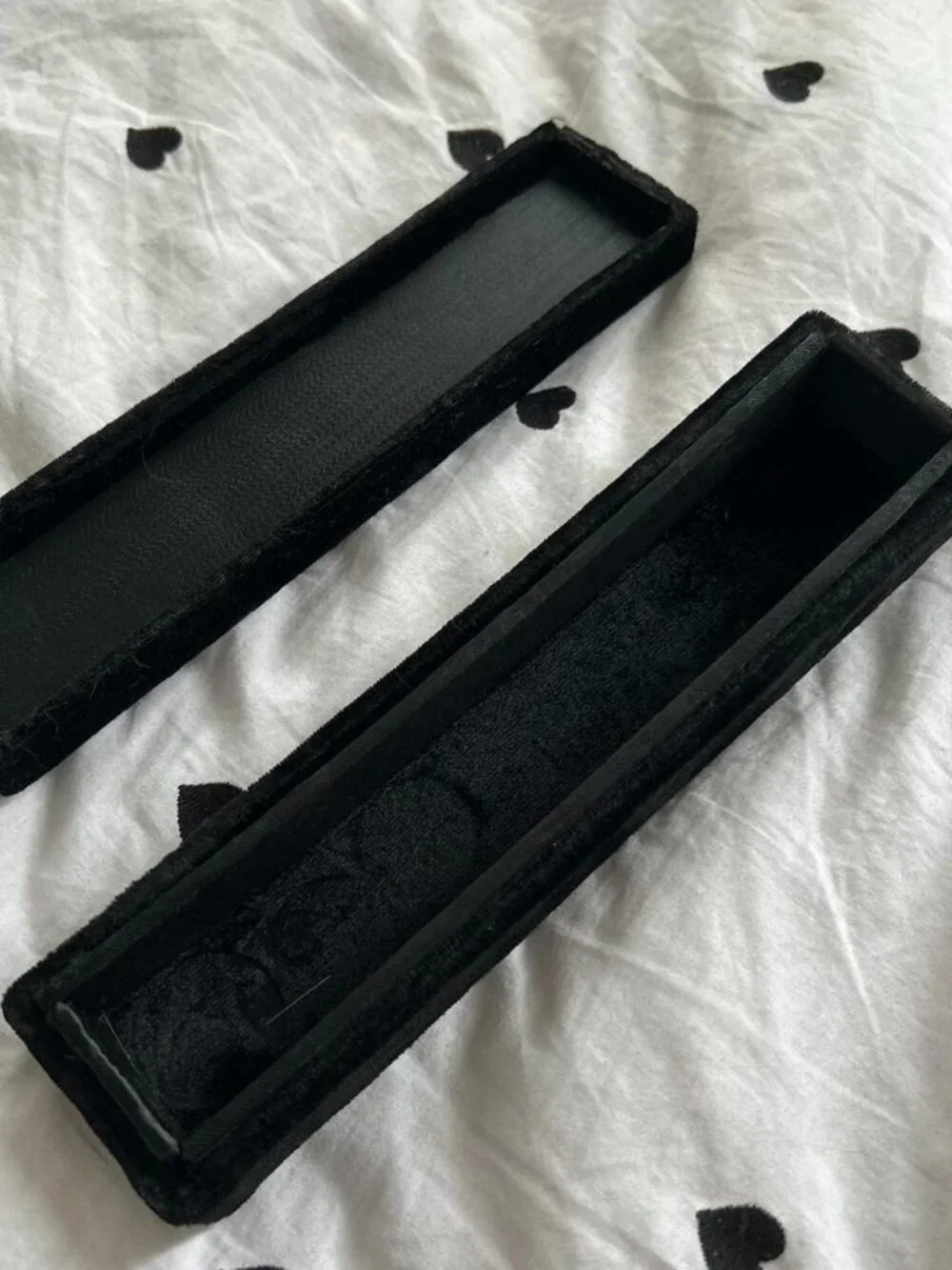 Vintage Black Rectangular Beaded Velvet Zardozi Trinket/ Jewelry Box
